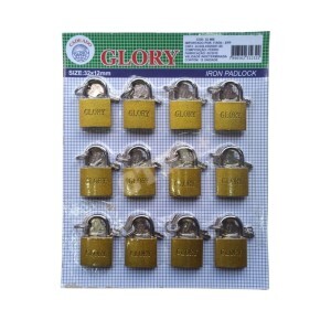 CADEADO 32MM C/ 12 UN.