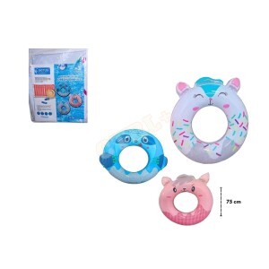 BOIA INFLÁVEL INFANTIL REDONDA ORELHUDINHAS (75CM)