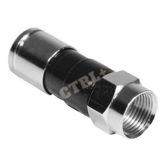 CONECTOR RG59 COMPRESSÃO